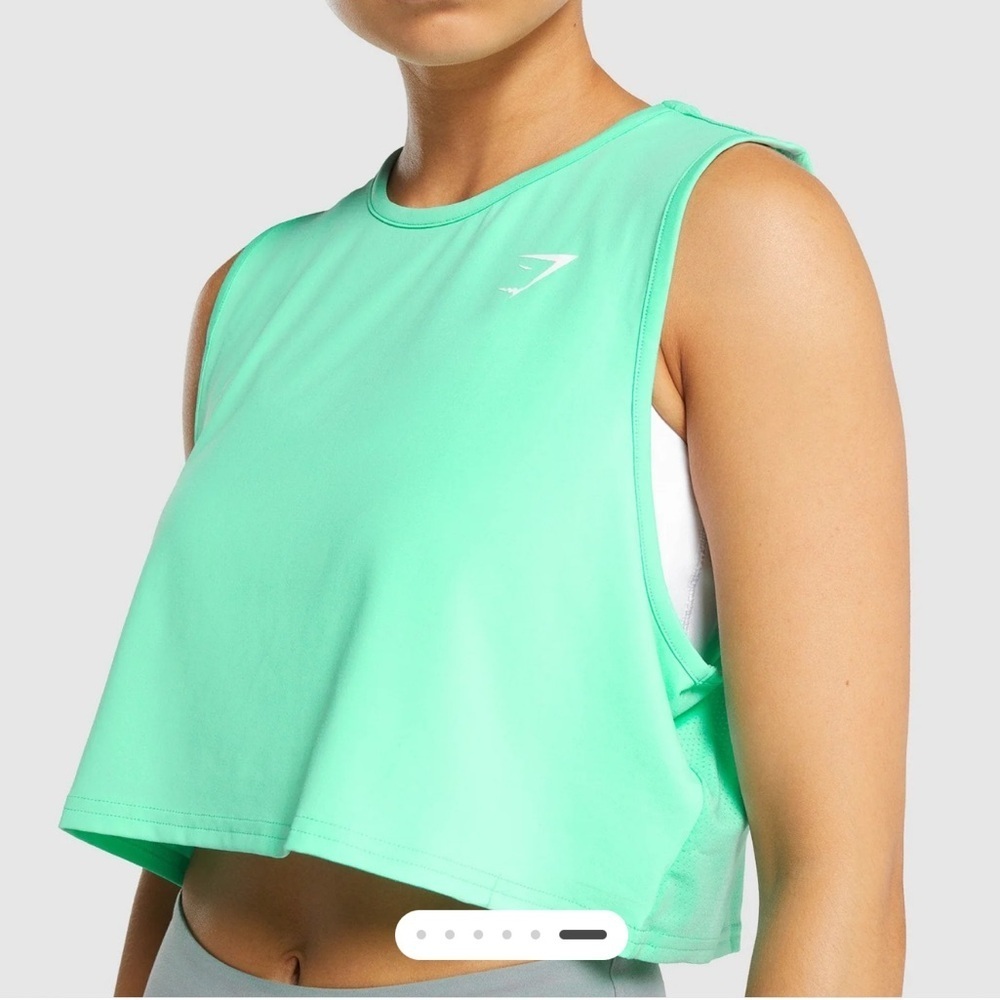 GYMSHARK TRAINING CROP TANK SZ: XS